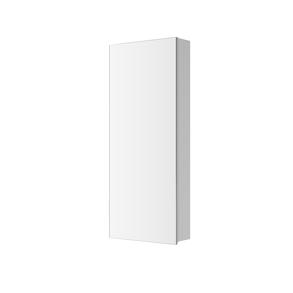 15'' W x 36'' H Surface Frameless Mirror Bathroom Medicine Cabinet, Right opening door