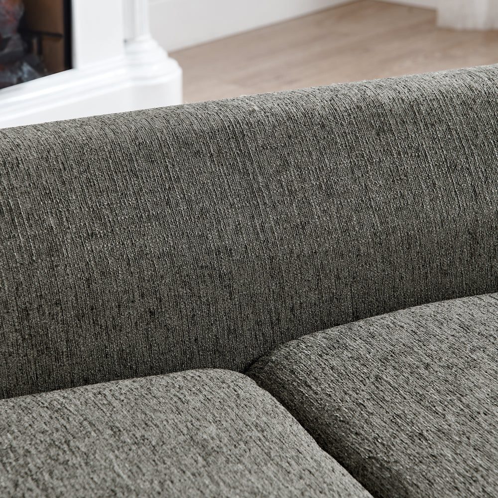 Pet sofa with backrest and armrests, modern rectangular pet sofa suitable for small and medium dogs, soft cushion comfortable dog sofa,--Dark grey