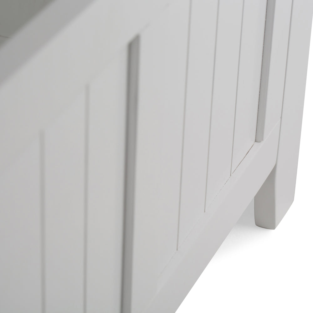 Acadian - Entryway Storage Bench - White