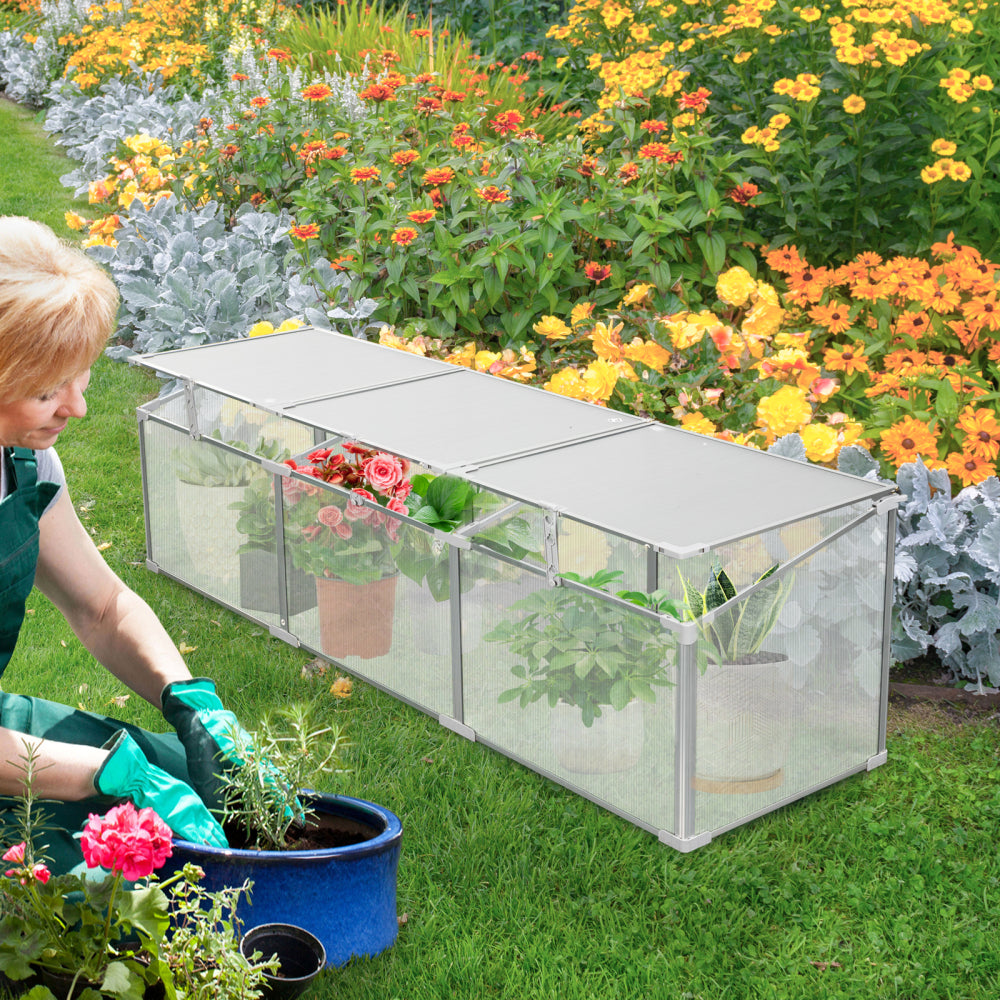 Green-6 x 8 FT Outdoor Patio Greenhouse