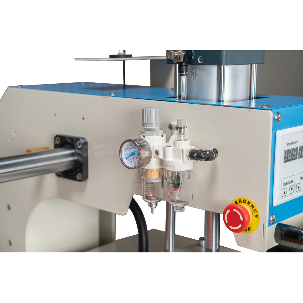 16x24 pneumatic up sliding dual platen heat press machine with infrared positioning