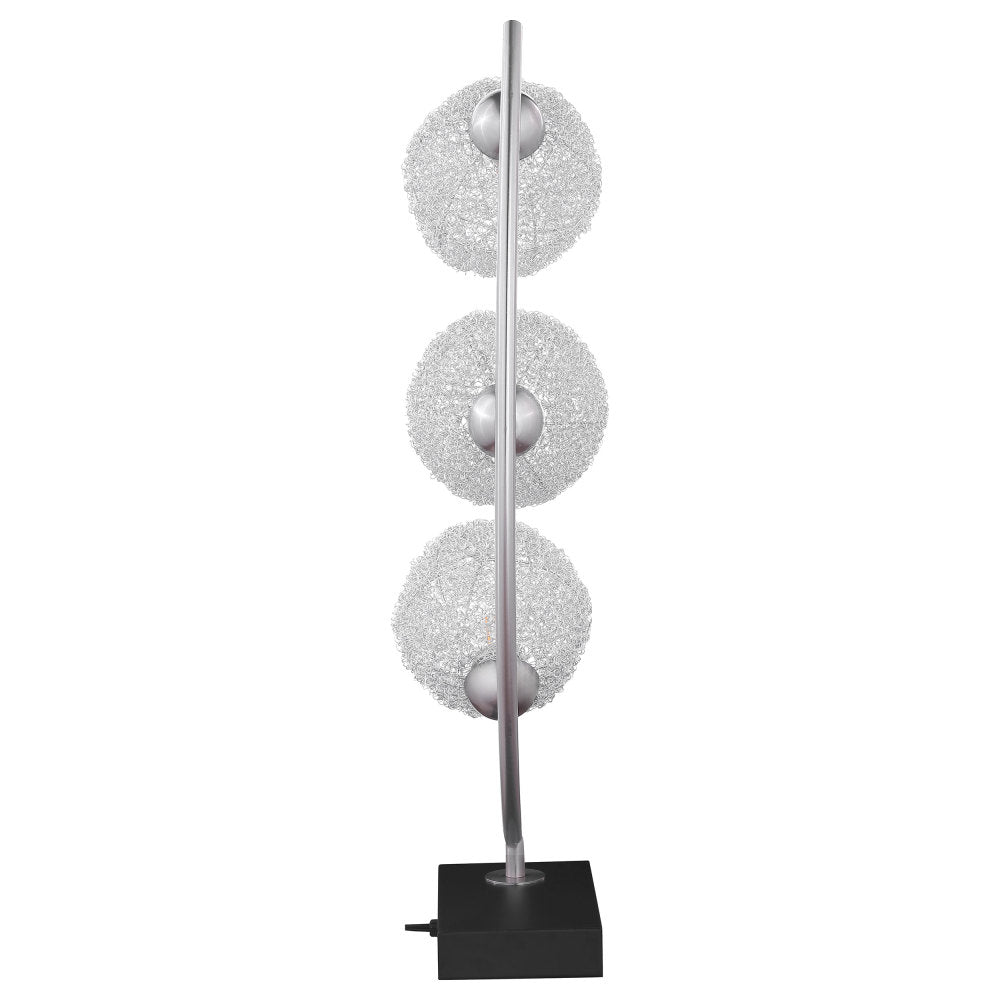 McDougal McDougal Black 30-inch Woven Spherical Metal Table Lamp