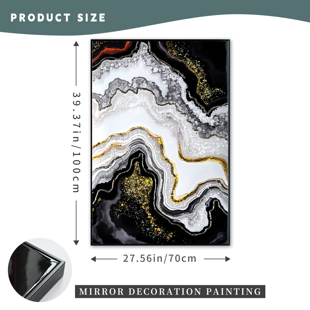 Luxury Crystal Pearl Oil Painting Wall Art Contemporary Hallway Decor Premium Canvas Mural for Modern Home Entrance and Corridor decorative picture painting