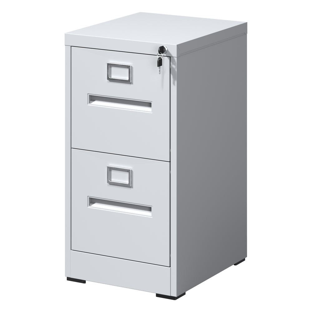 3 Drawer Metal Vertical File Cabinet with Lock and Card Slot Office Home Vertical File Cabinet for A4 Legal/Letter Size Narrow File Cabinet Locked,Assembly Required (Black)