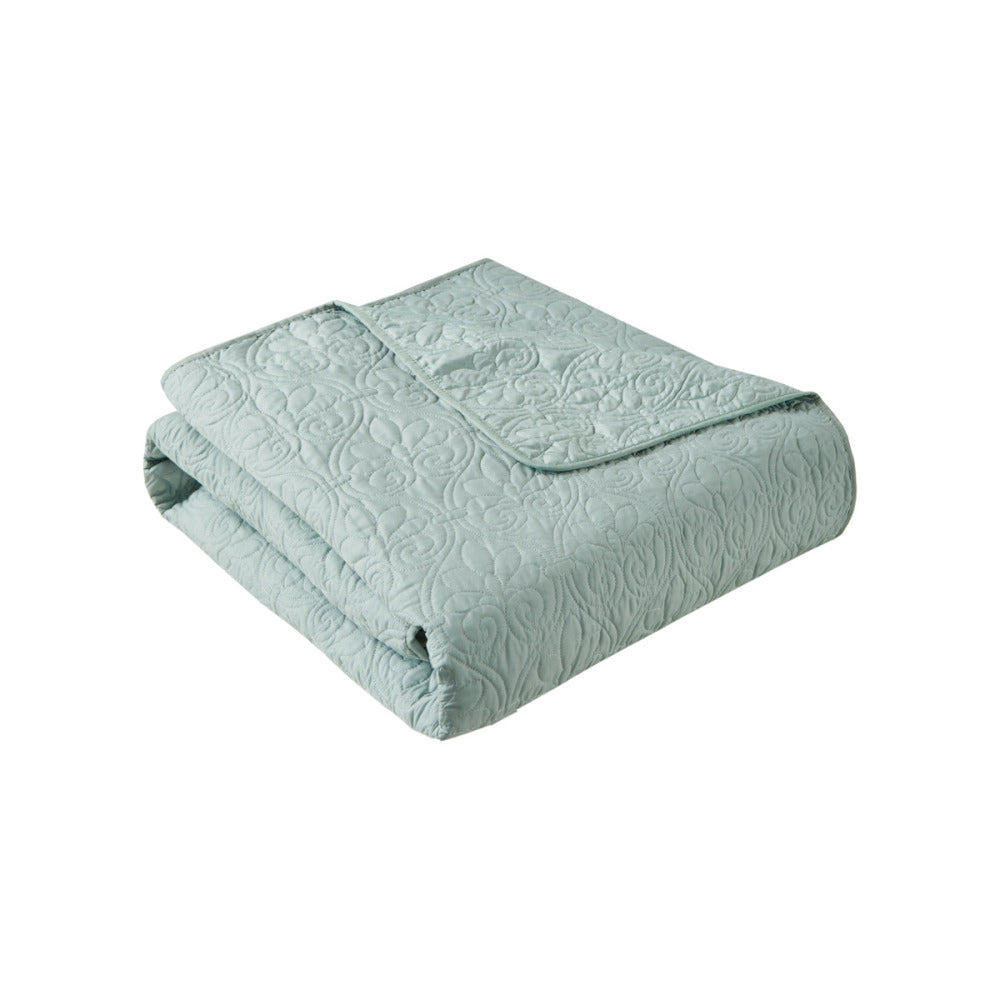 Oversized Quilted Throw Seafoam 60x70"