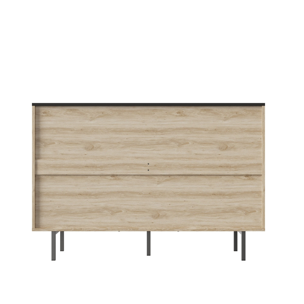 Fluted,Bedroom Storage Cabinet,Six drawer storage,Large Capacity,Modern Minimalist Drawer Cabinet,Two-tone Design
