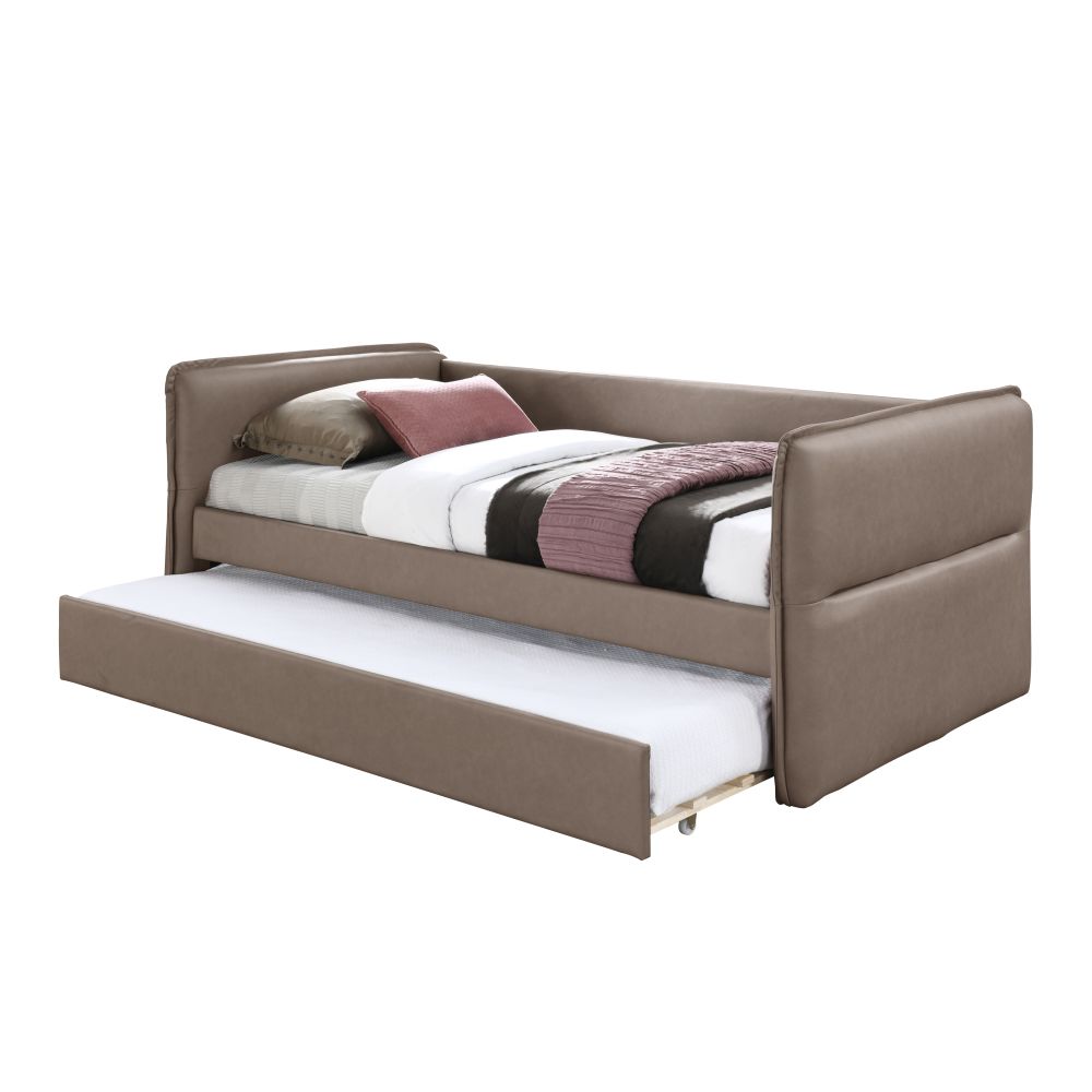 Daybed With a Trundle in Mocha
