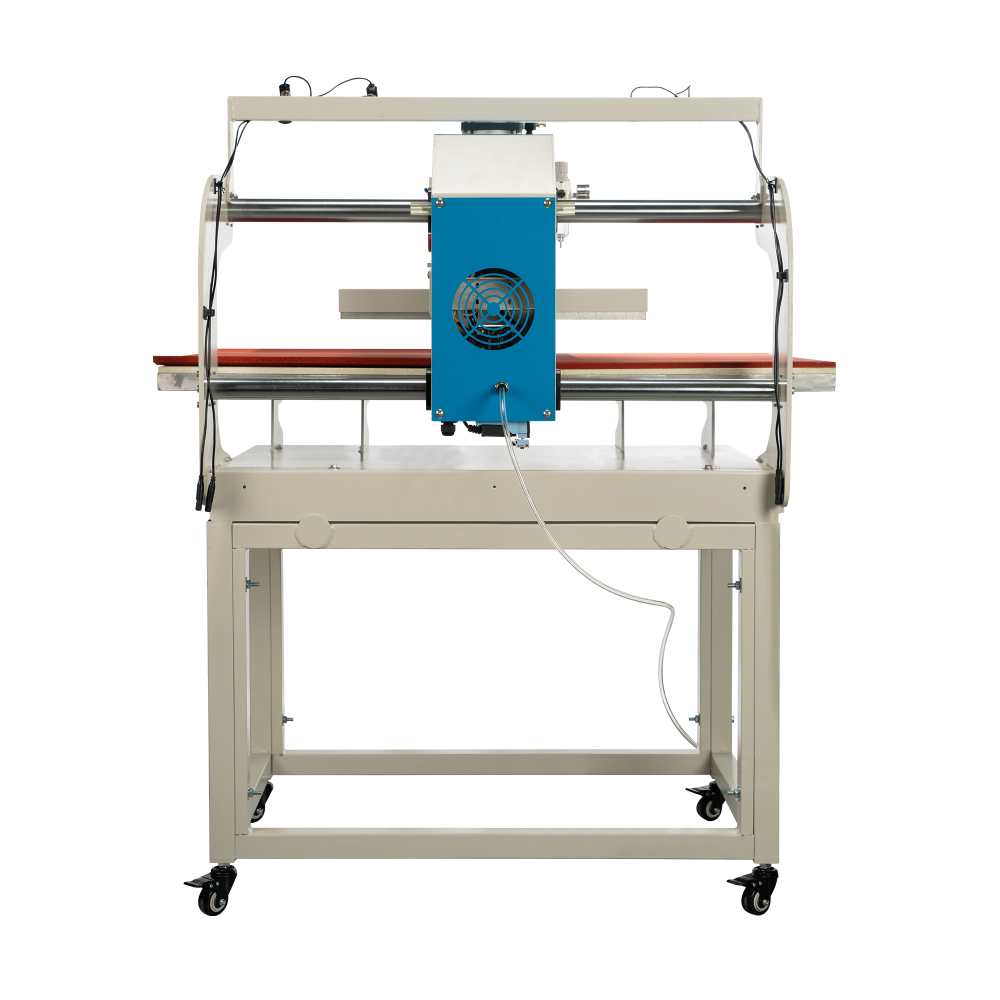 20 x 28 pneumatic up sliding dual platen heat press machine with infrared positioning