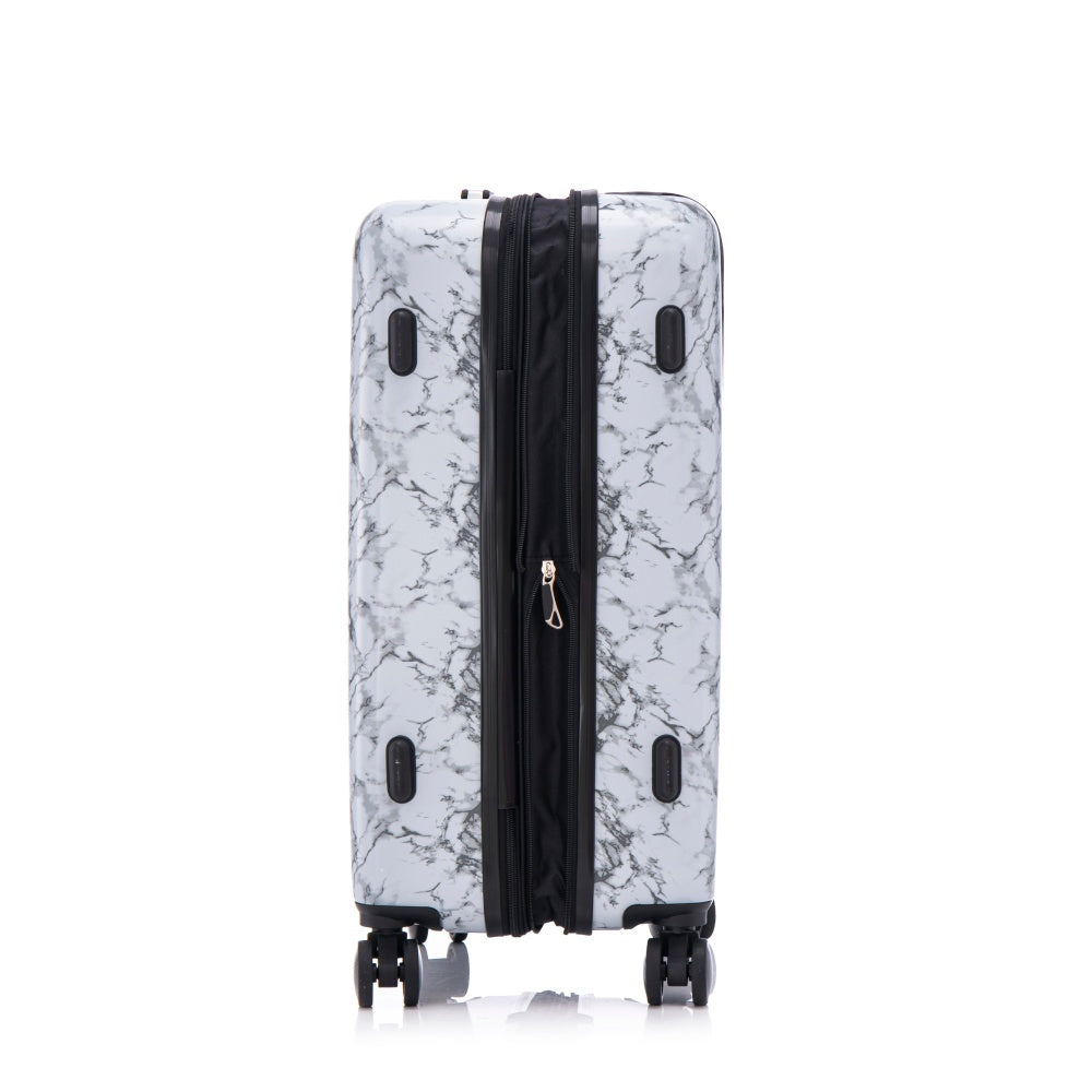 3-piece luggage set with PC multifunctional large capacity luggage luggage suitcase, PC universal wheels and password lock, easy to carry, 20-24-28 inches