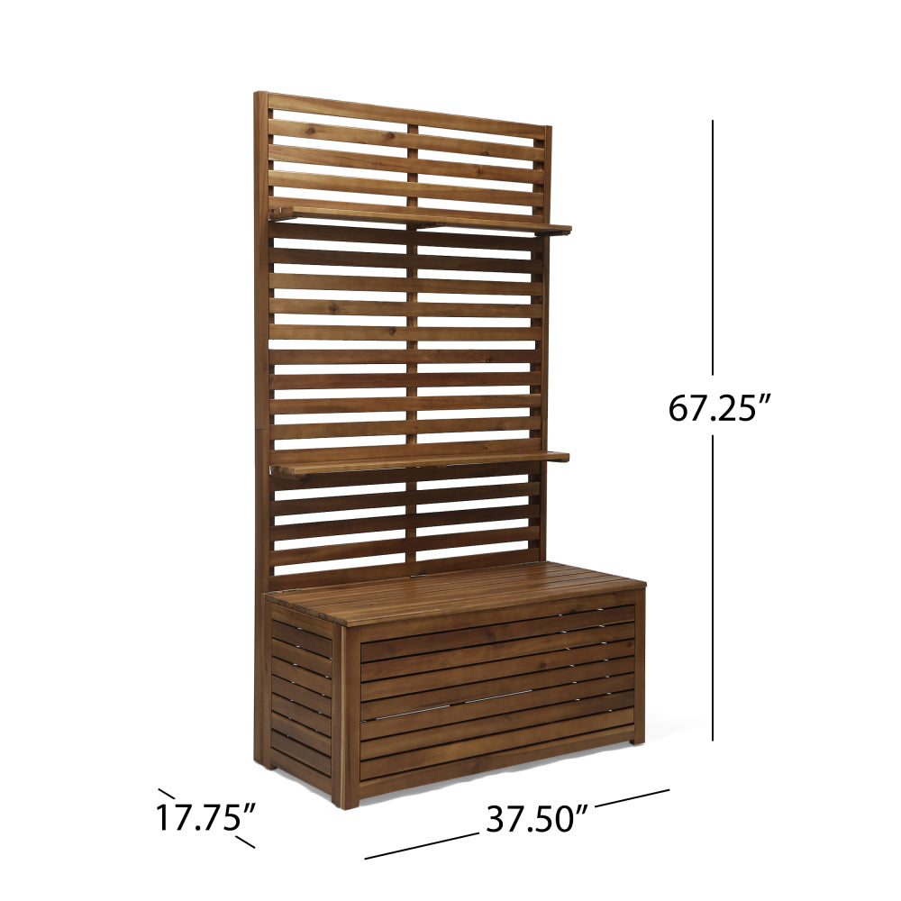 SYLMAR STORAGE BENCH WITH RACK