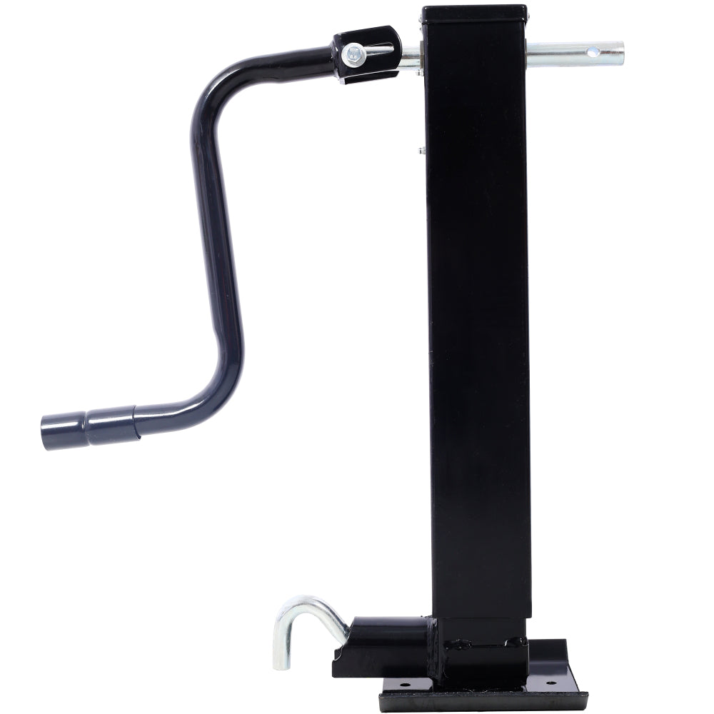 Heavy Duty Aluminum Trailer Jack, for Use On 3 in. X 5 in. Trailer Tongue, Max Load 1,800 Lbs, Blue