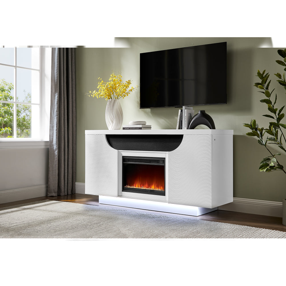 Almera Dark Grey 72 Inch Fireplace