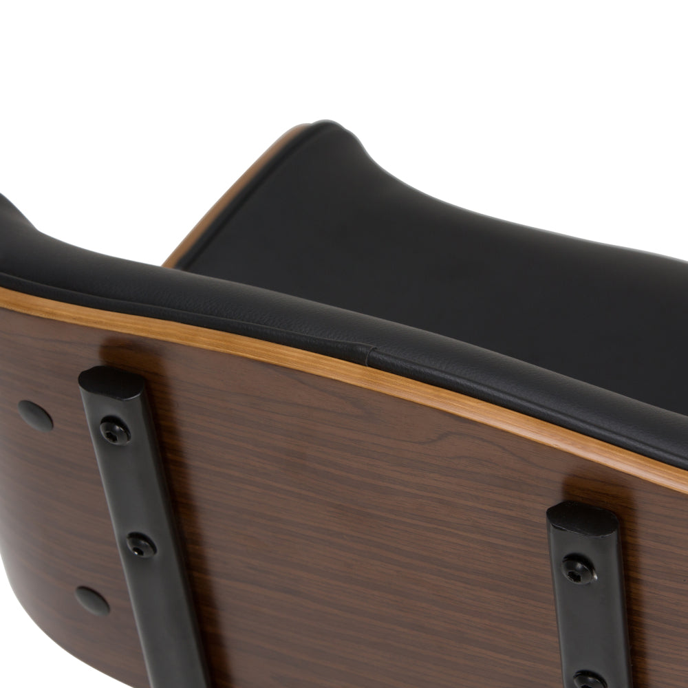 Dax - Bentwood Office Chair - Black / Natural