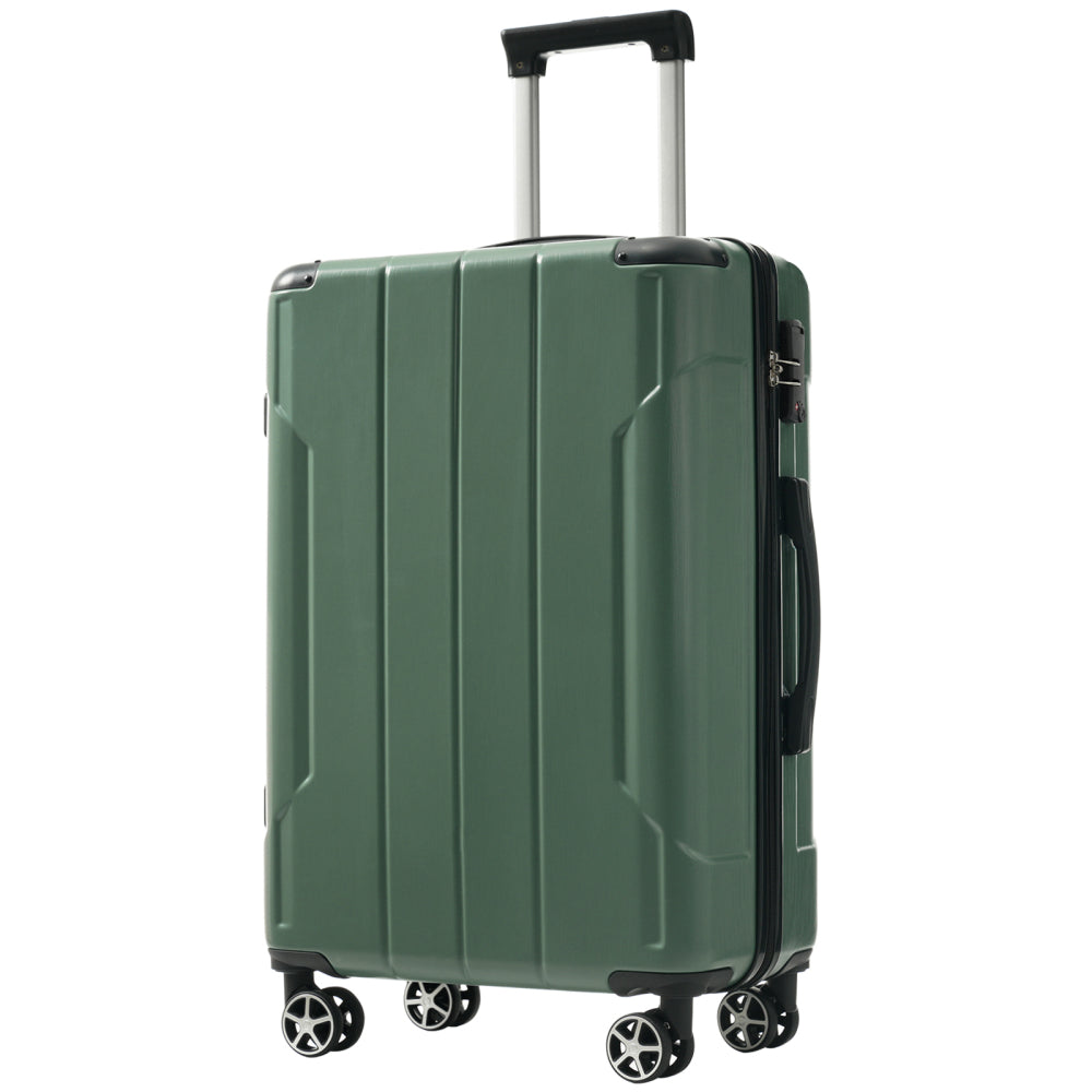 Hardshell Luggage, Lightweight Durable ABS Suitcases with Double Wheels, Expandable 28-inch Checked Luggage 28" (Pink)