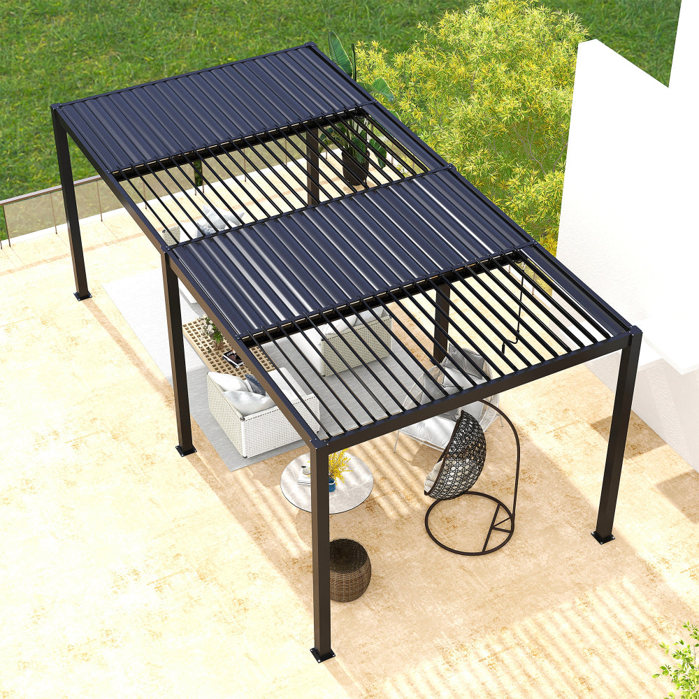 Louver Grille 1/3 10ft Aluminum Frame & Louvers