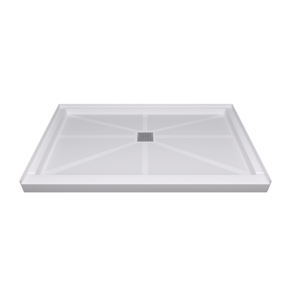 Glasstone shower base SMC solid white finish 6034