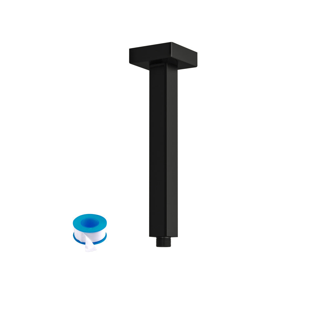 8" Ceiling Mounted Shower Arm with Flange, Brushed Nickel