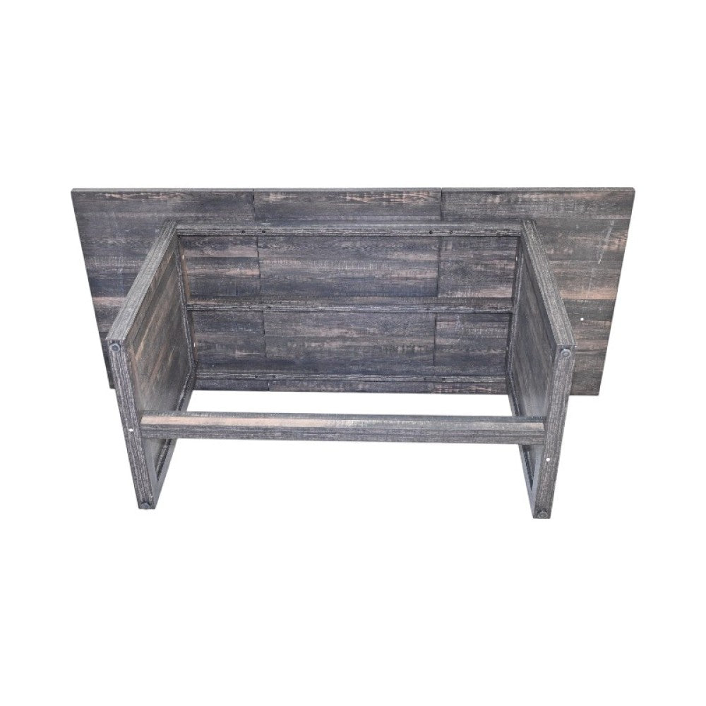70.87" Farmhouse Large Dining Table for 6-8 People, Rectangular Wood Dining Table, Rustic Kitchen Dinner Table with X Solid Legs for Dining Room & Living Room, Gray