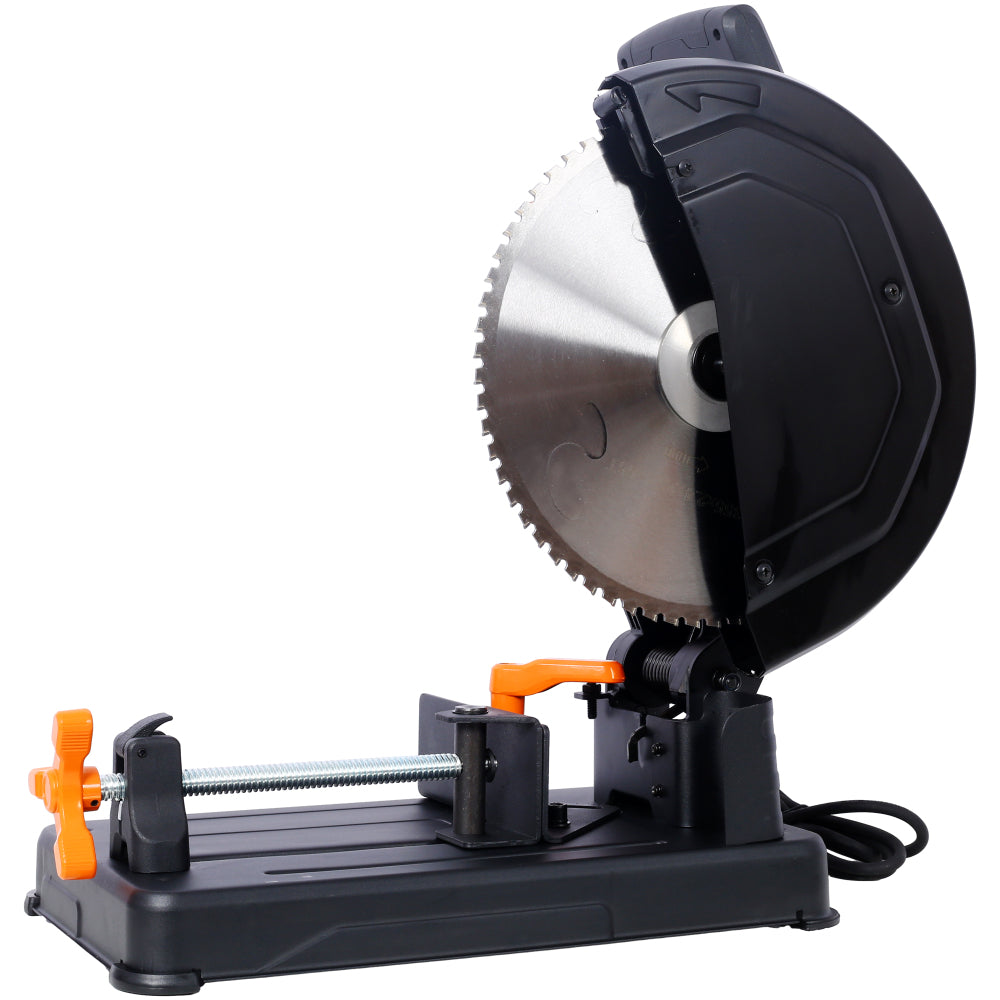 15-Amp Heavy Duty 14 Inch Metal Cutting Chop Saw W/ 14 Inch Carbide-Tipped Blade Premium Multi-Material Cut-Off Chop Saw with Carbide-Tipped Metal-Cutting Saw Blade,ETL certificate.