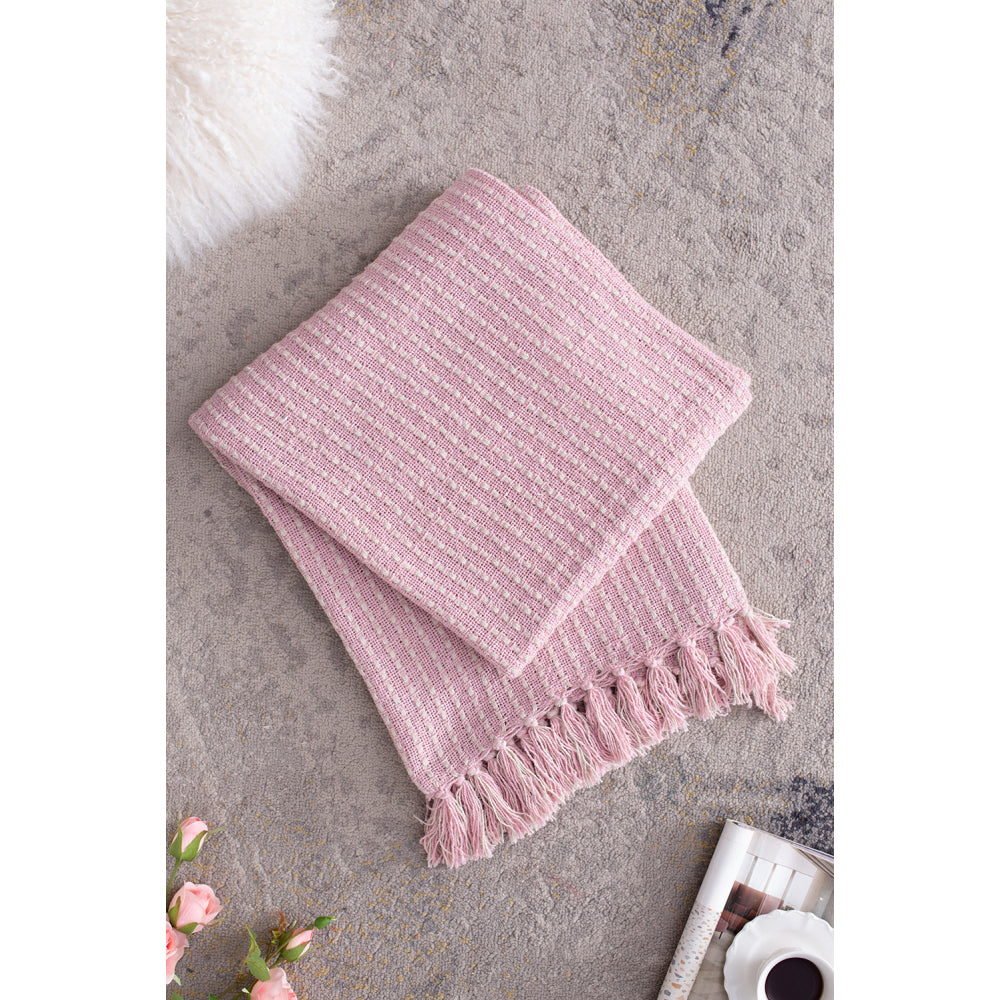 50x60" Conrad Grey Throw Blanket, 2 Pack