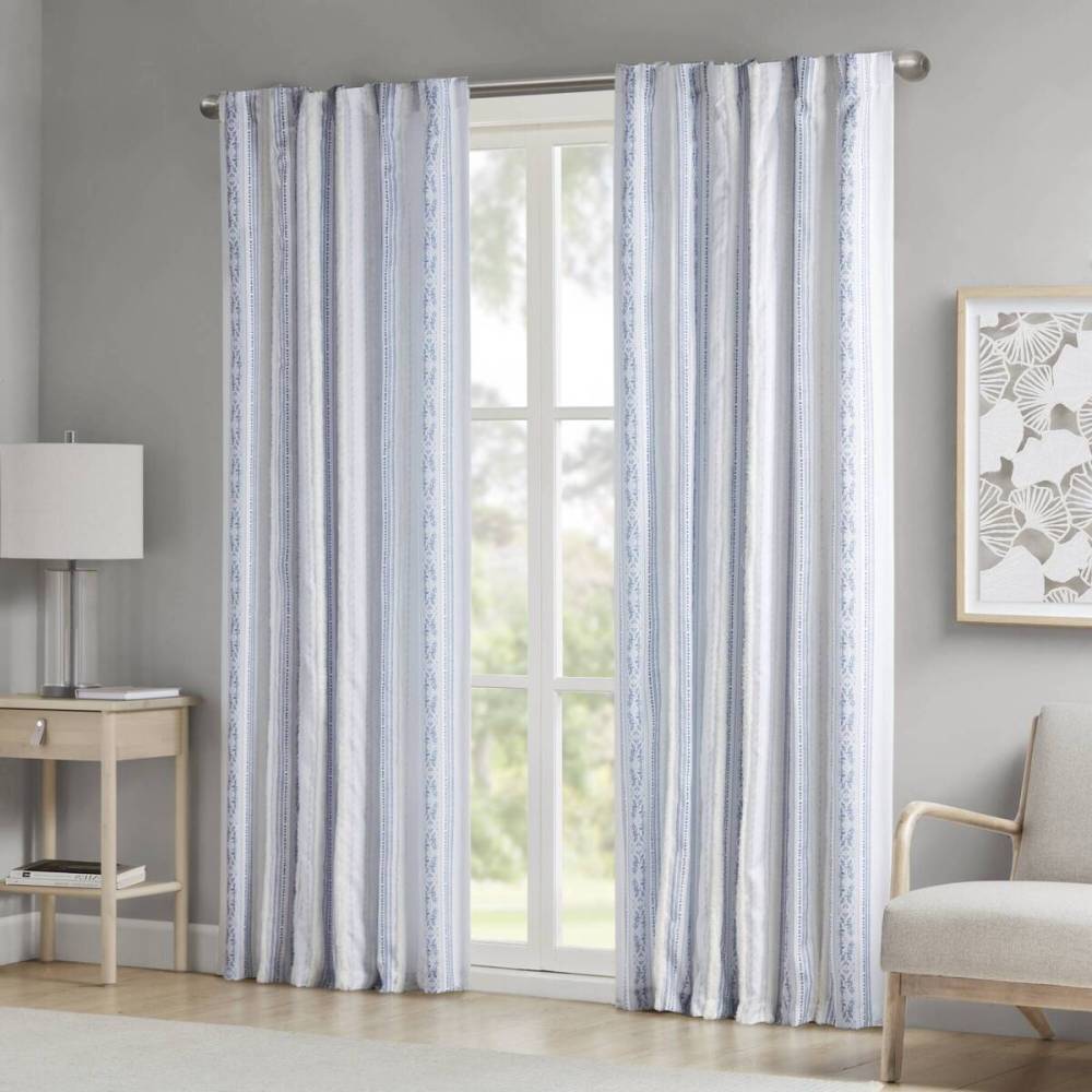 Burnout Printed Curtain Panel(Only 1 Pc Panel)