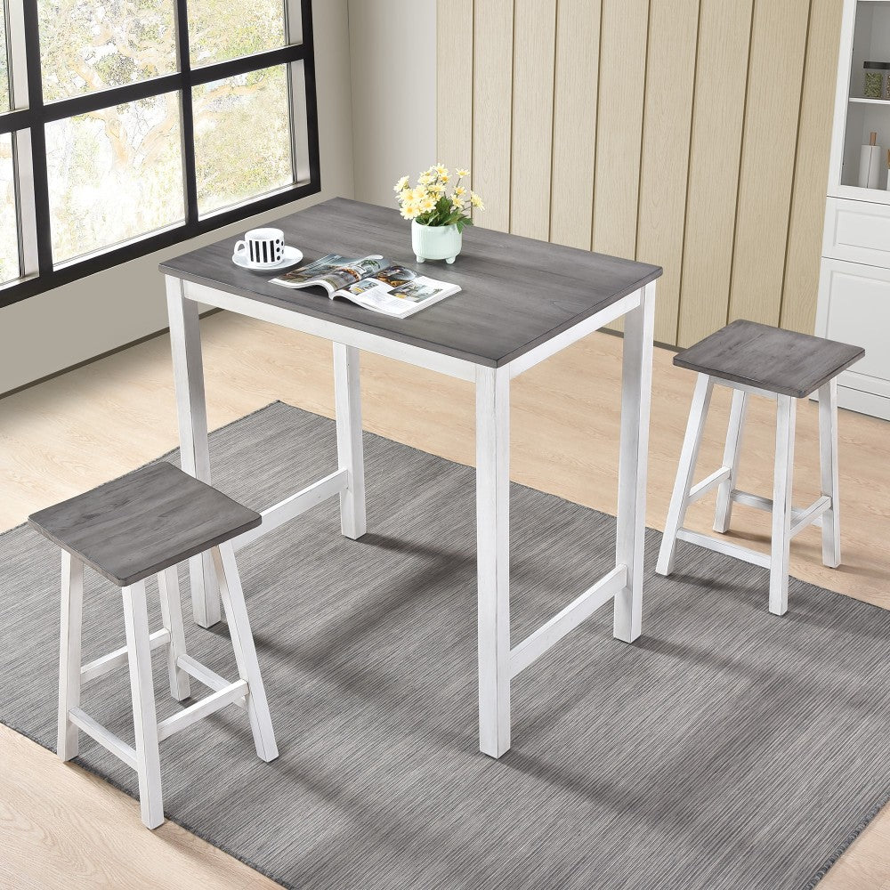 3 Pieces Counter Set Hanging Stool Easy To Clean For Small Space