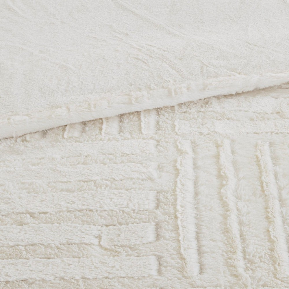 Full/Queen Fur Down Alternative Comforter Mini Set