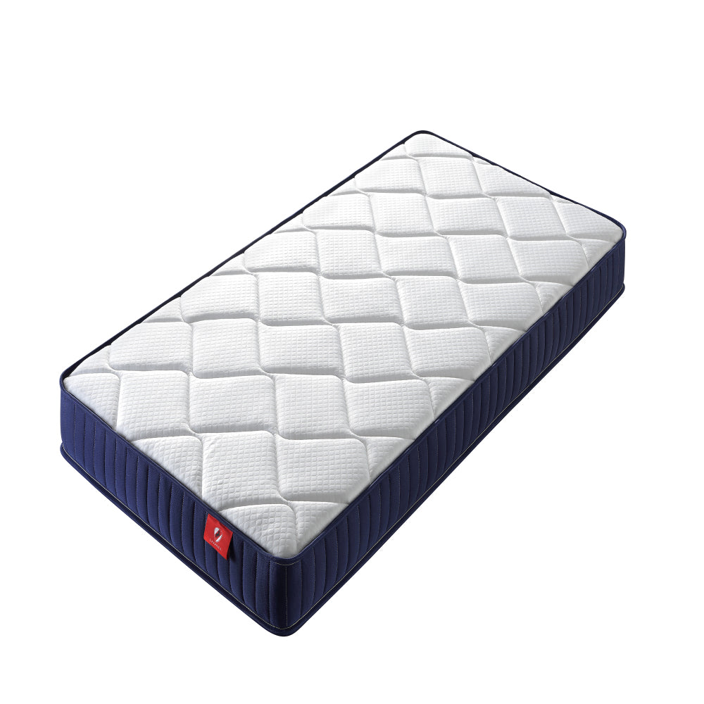 6 Inch Twin Mattress, Foam and Spring Hybrid Mattress in a Box, Medium Soft, Breathable Fabric & Adaptive Support, CertiPUR-US Certified, Twin Size Mattress in Guest and Kids Bedroom