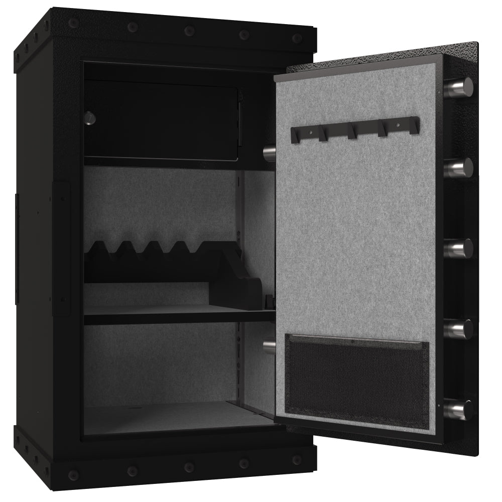 Three-lock safe, measuring 28.3 ″ × 16.5″ × 14.9 ″, suitable for home and office use, large steel digital safe equipped with a digital lock.