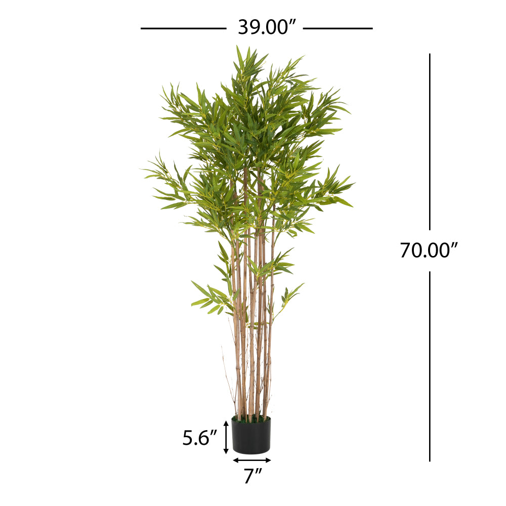 70" Artificial Bamboo with Pot