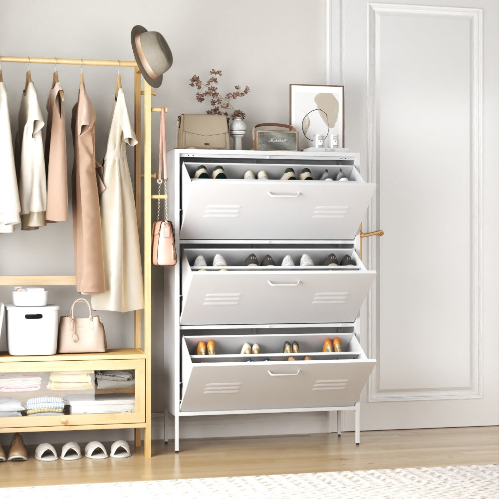Heavy Duty Metal Modern Sideboard Buffet Cabinet with Storage Premium Steel Storage Cabinet ,Adjustable Feet,Glass Doors,Large Capacity Organizer For Living Room,Bed Room,Dining Room