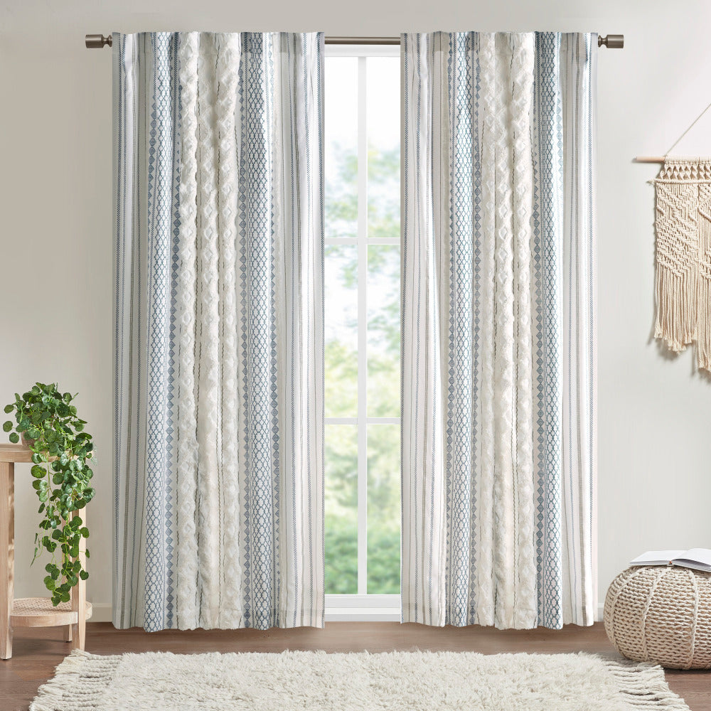 Burnout Printed Curtain Panel(Only 1 Pc Panel)