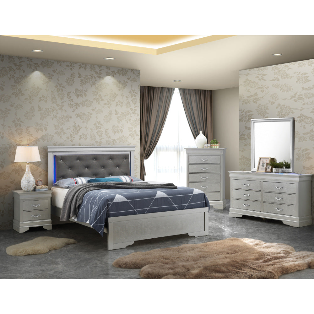 Lorana G6590-M Mirror , Silver Champagne