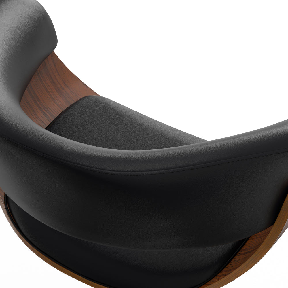 Sheldon - Adjustable Swivel Bar Stool - Black