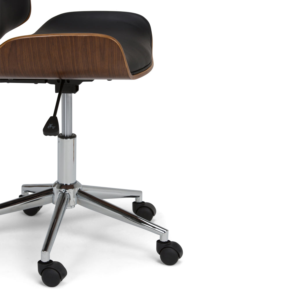 Dax - Bentwood Office Chair - Black / Natural