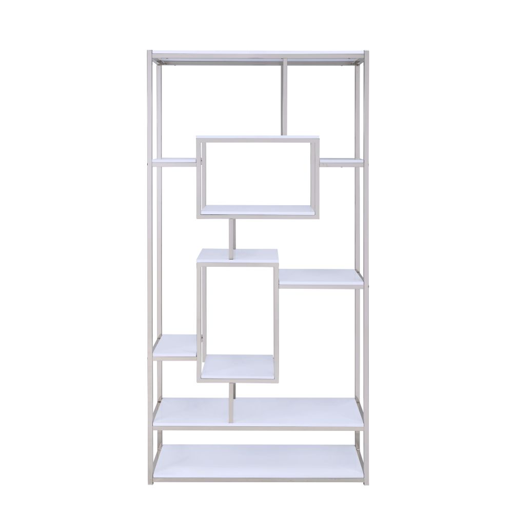 Alize - Bookcase And Desk - White
