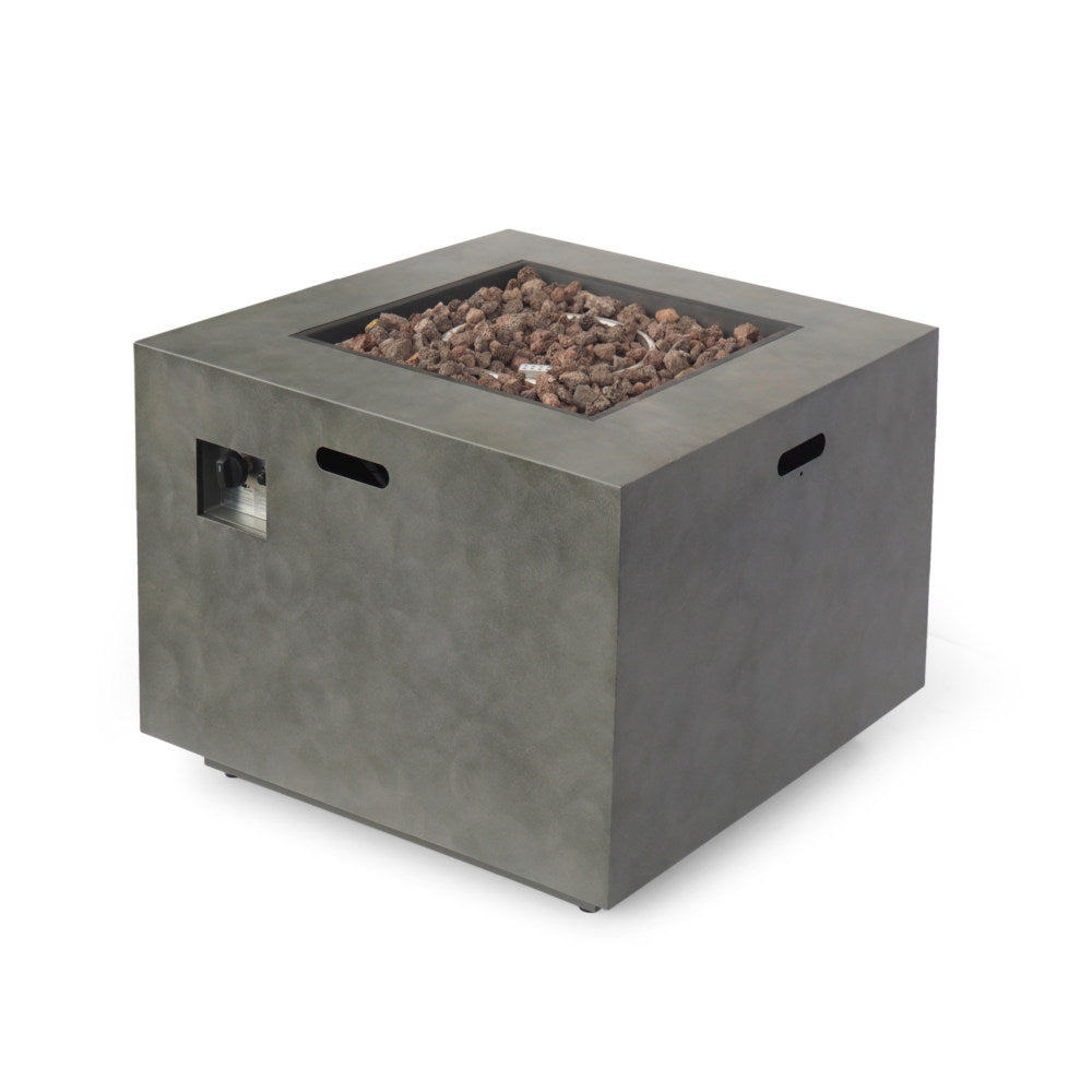 SQUARE IRON FIRE PIT-50 000 BTU