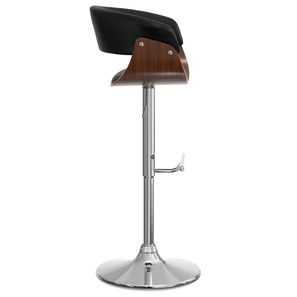 Sheldon - Adjustable Swivel Bar Stool - Black