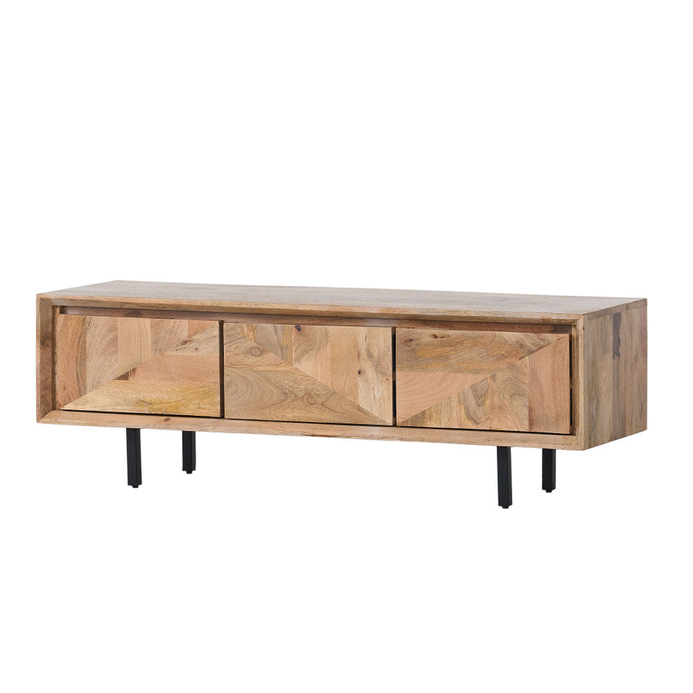 WOODEN & IRON TV-BOARD