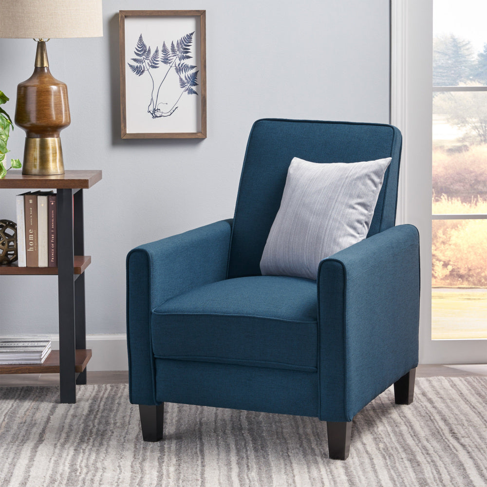 Light Beige Linen Push Back Chair for Elegant Home Décor