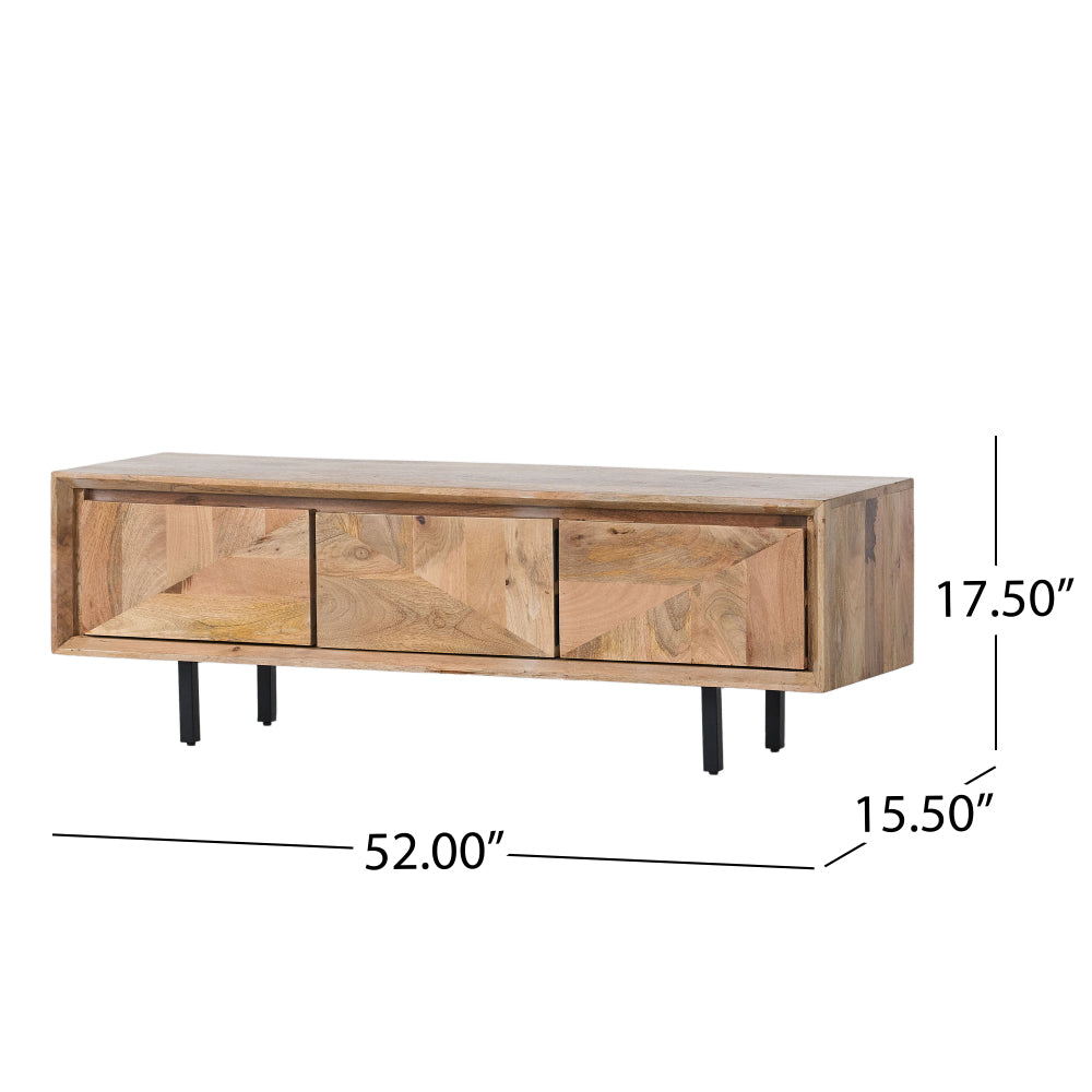 WOODEN & IRON TV-BOARD