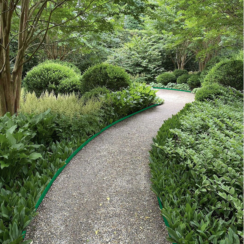 2-Pack Heavy Duty Corten Steel Landscape Edging – 42 Inch Strips, 8 Inch Depth Metal Edging for Landscaping, Easy to Install Hammer-in Edging for Durable and Waterproof Garden Borders