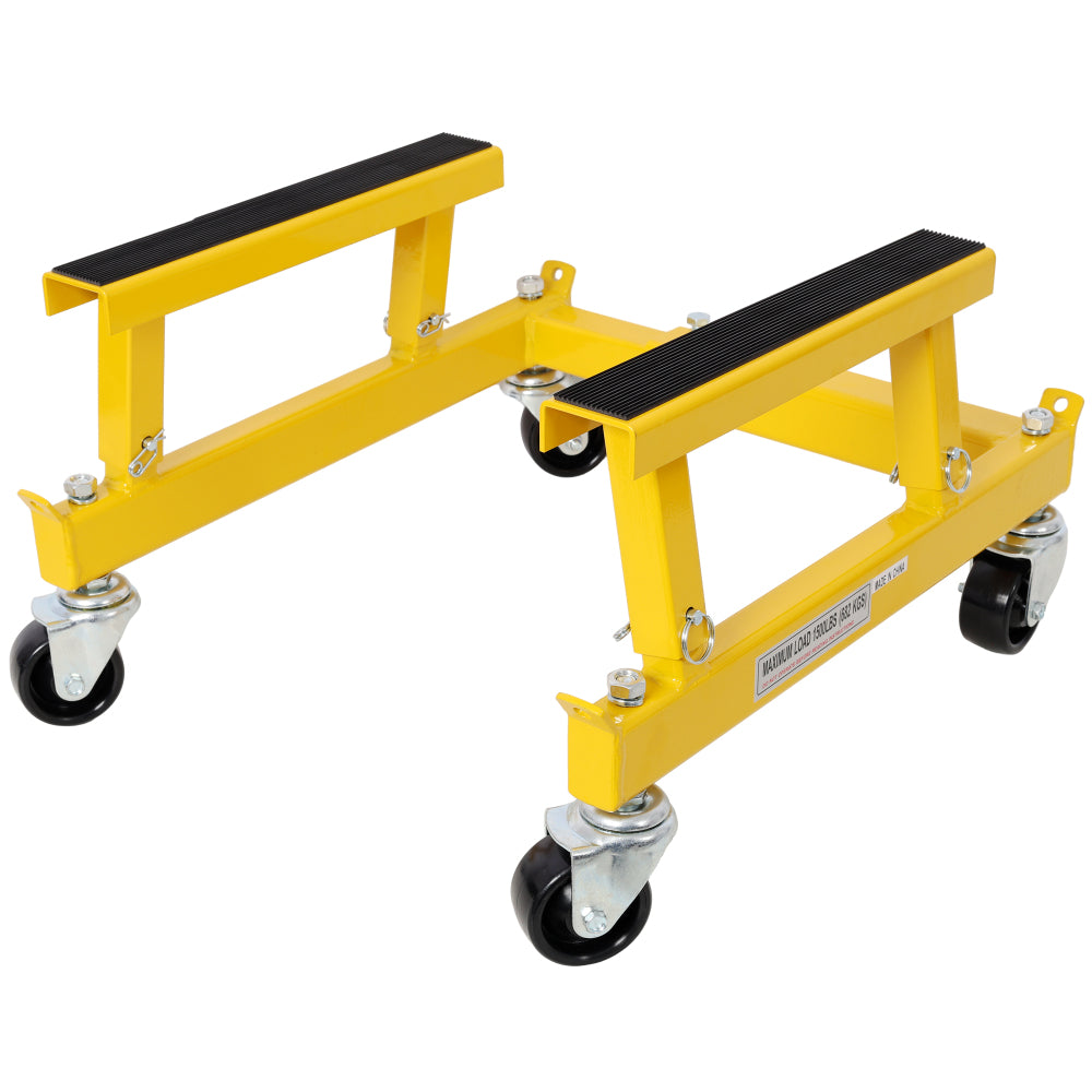 ATV Motorcycle Engine Cradle Dolly 1500lbs ,Yellow
