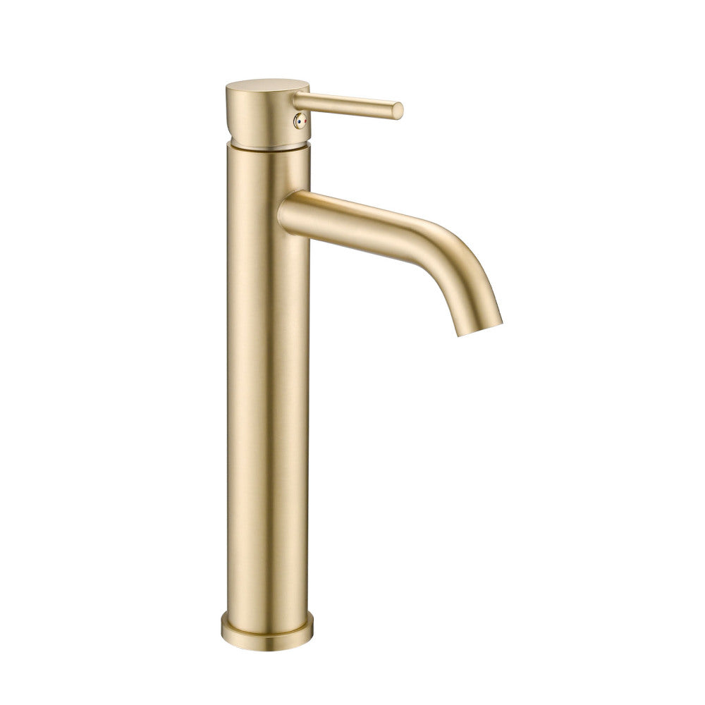 Bathroom Modern Tall Faucets Single Handle One Hole Lavatory Bathroom Sink Faucet