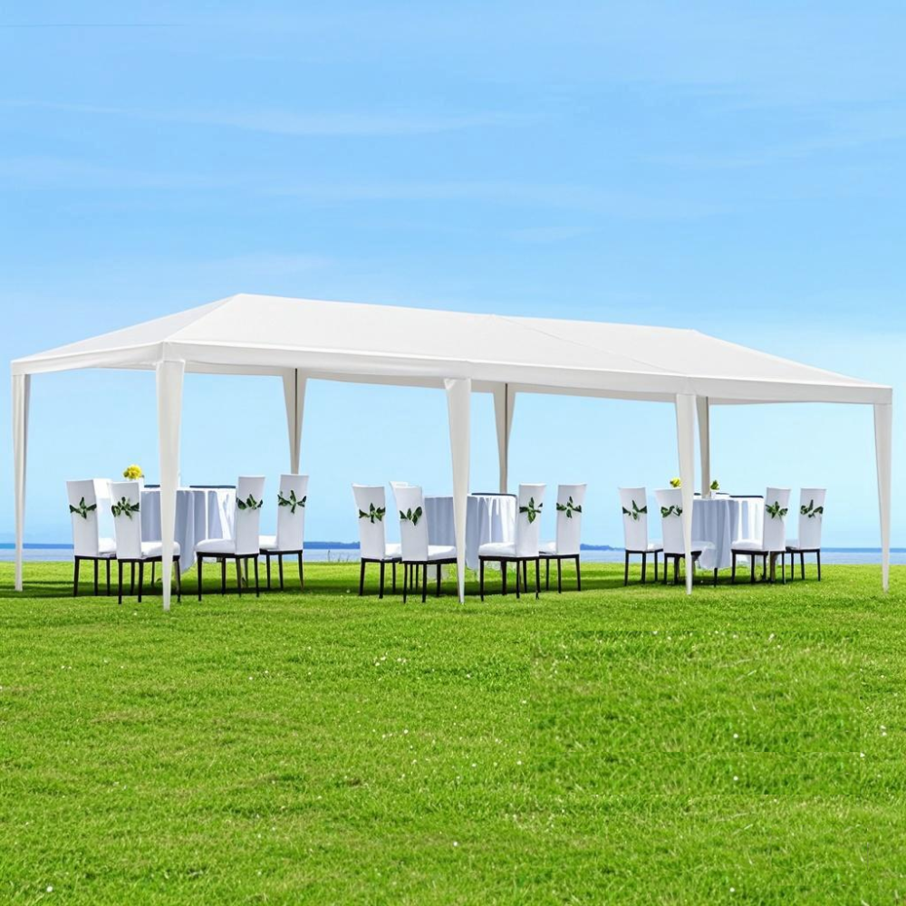 10x30' Outdoor Garden Gazebo Wedding Party Tent Canopy Marquee with 8 Removable  Sidewalls