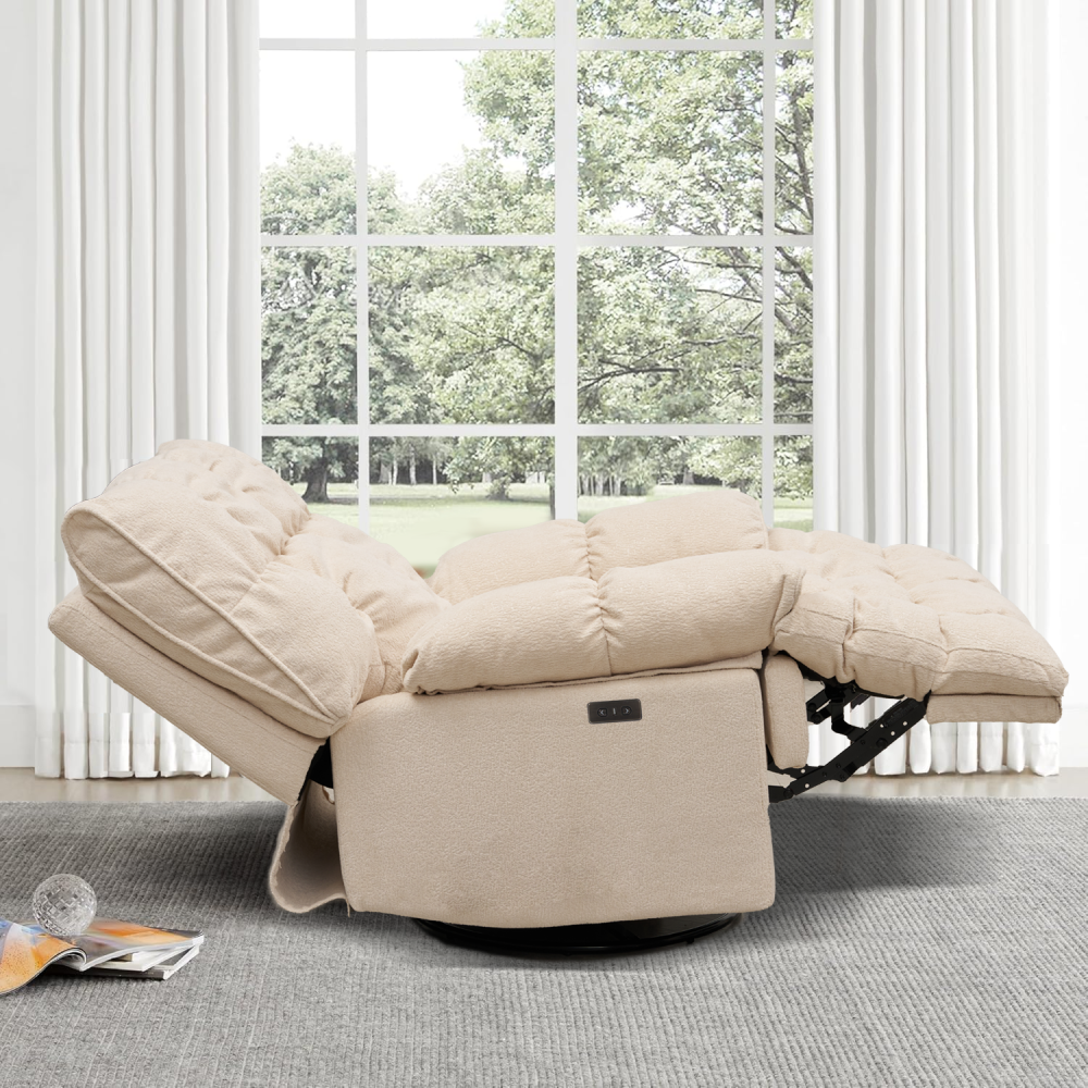 Sitjoy Classic Recliner S1-White Electirc