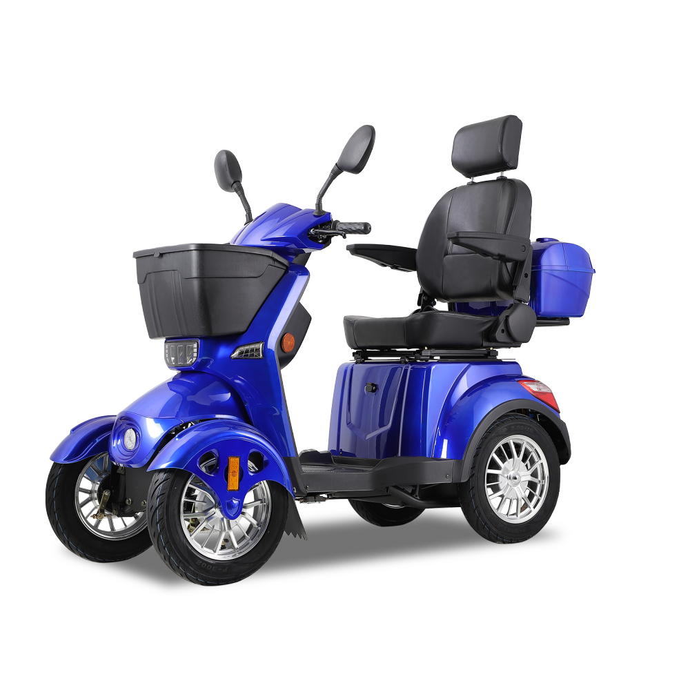 Mobility Scooters for Seniors  500lbs Capacity  800W All Terrain Electric Powered Mobility Cart   Heavy Duty Mobility Scooter