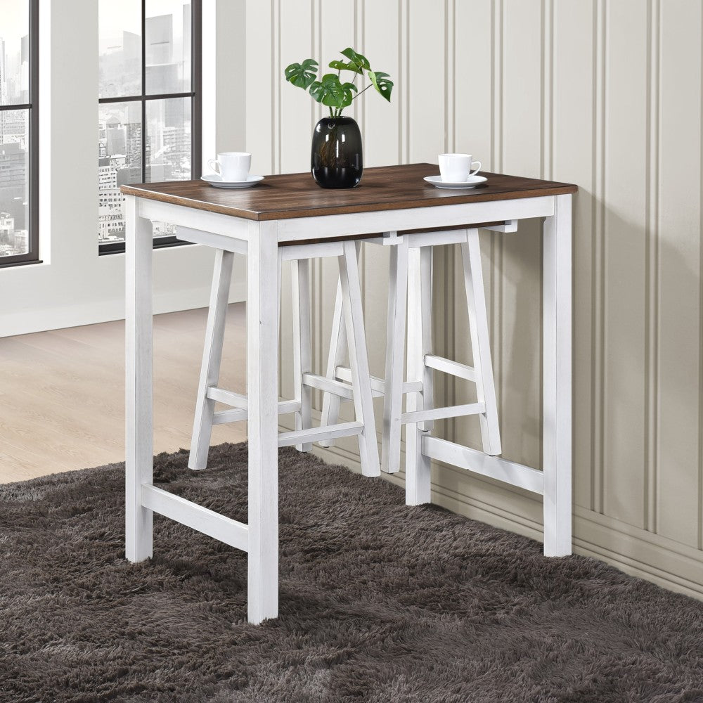 3 Pieces Counter Set Hanging Stool Easy To Clean For Small Space