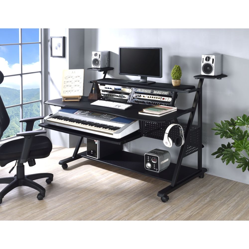 Willow Black Finish Music Desk