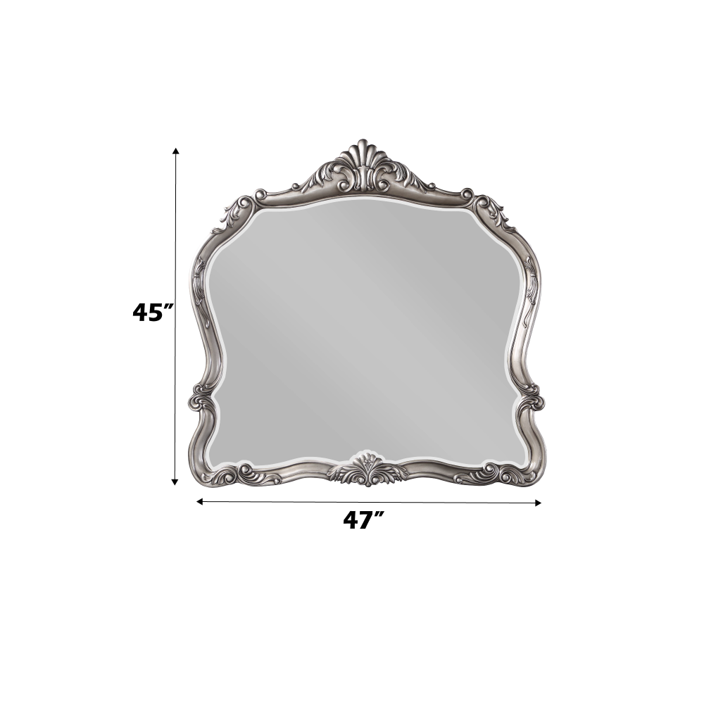 Ariadne Antique Platinum Finish Mirror